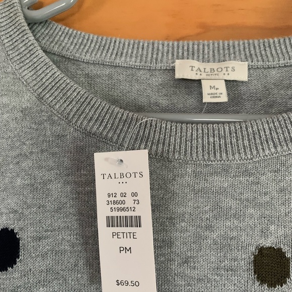 Talbots Polka Dot Sweater - Picture 3 of 3